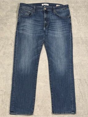 Mavi Marcus Slim Straight Jeans Mens 36x30 Blue Stretch Denim Casual Preppy